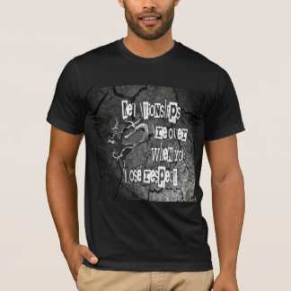 Respect definieert relaties typografie t-shirt
