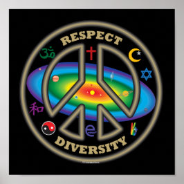 respect diversiteitsstempel poster