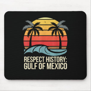 Respect Geschiedenis Golf van Mexico Retro Vintage Muismat