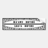 Respect geven, respect voor Surfer Bumpersticker (Voorkant)