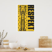 Respect Human Figure Matchbox Art Print (Keuken)
