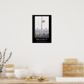 Respect: Inspirerend prijsopgave 1 Poster (Keuken)