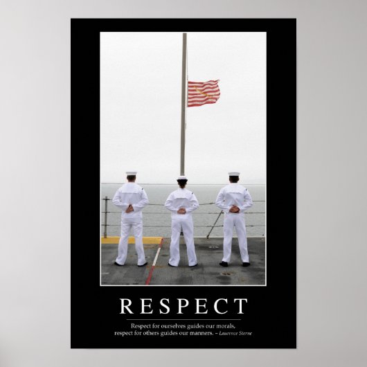 Respect: Inspirerend prijsopgave 1 Poster (Voorkant)