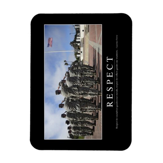 Respect: Inspirerend prijsopgave 2 Magneet (Verticaal)