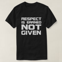 Respect is Basic Dark-Tshirt