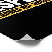 Respect Is Earned Not Demanded Funny Quote  Poster (Hoek)