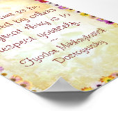 Respect jezelf (Dostoyevsky Quote) Poster (Hoek)