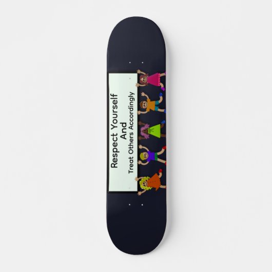 Respect Jezelf Skateboard (Voorkant)