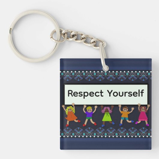 Respect Jezelf Sleutelhanger (voorkant)