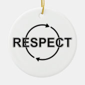 respect keramisch ornament (Voorkant)