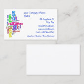 Respect, Kindness, Vertrouwen.. Virtualiseert woor Visitekaartje (Voorkant / Achterkant)