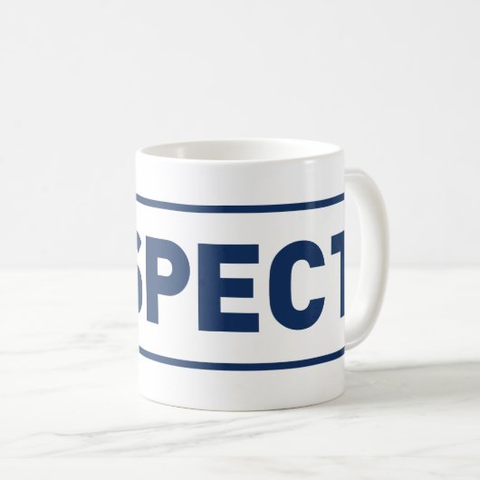 respect koffiemok (Voorkant rechts)