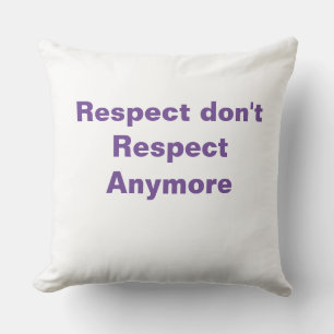 respect kussen
