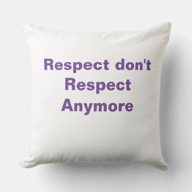 respect kussen (Voorkant)