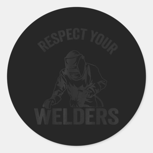 Respect Lassers Sl Soverheidsagentschapsl Ronde Sticker (Voorkant)