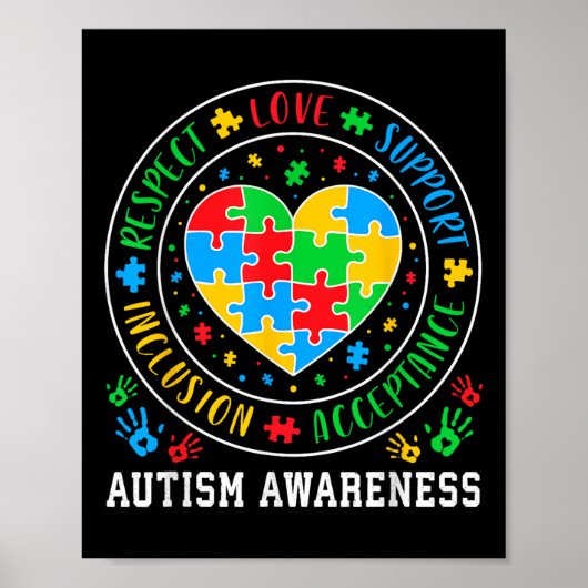 Respect Liefde Ondersteuning Acceptatie Inclusie A Poster (Voorkant)