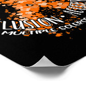 Respect Liefde Ondersteuning Multiple Sclerosis Aw Poster (Hoek)