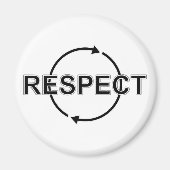 respect magneet (Voorkant)