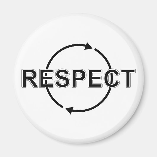 respect magneet (Voorkant)