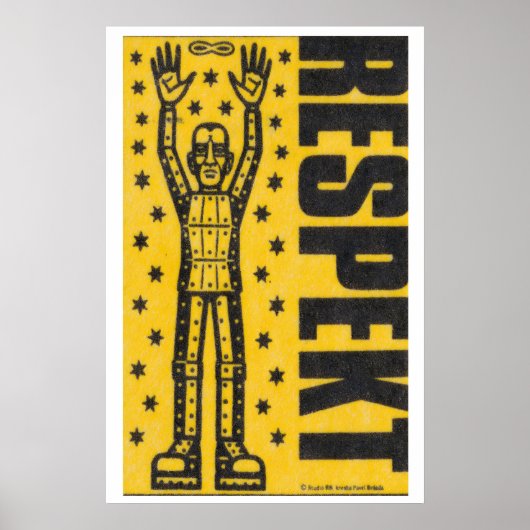 Respect - Matchbox Print - Esthetische Muurkunst (Voorkant)