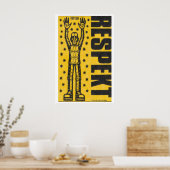 Respect - Matchbox Print - Esthetische Muurkunst (Keuken)
