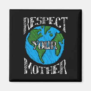 Respect Moeder Aarde Dag Planet Climate Change Env Magneet