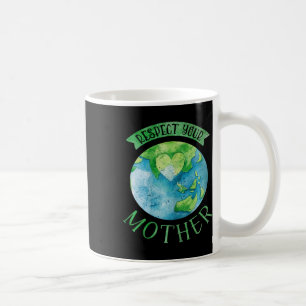 Respect moeder planeet Climate Change Cute Earth D Koffiemok