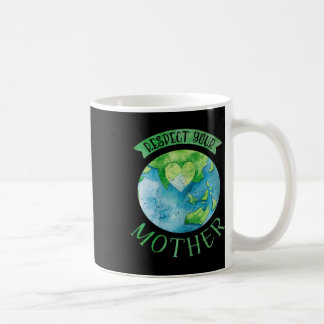 Respect moeder planeet Climate Change Cute Earth D Koffiemok