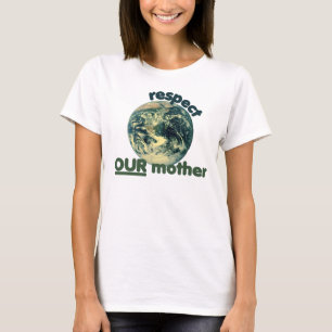Respect moederaarde t-shirt