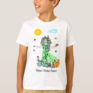 Respect moedert Natuur t-shirt