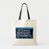 Respect Natuur – Spaans Strandbord Tote Bag (Voorkant)