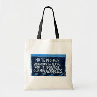 Respect Natuur – Spaans Strandbord Tote Bag
