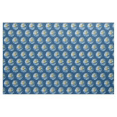 Respect Planet Earth Blue Fabric Stof (Yard (91,4 cm))