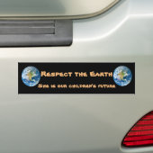 Respect Planet Earth Future Bumpersticker (Op auto)