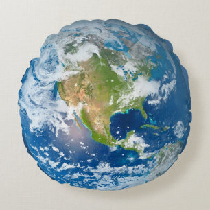Respect Planet Earth Round Pillow Rond Kussen