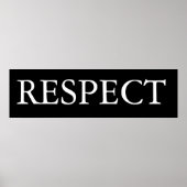 respect poster (Voorkant)