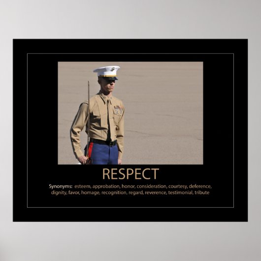 respect poster (Voorkant)