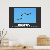 respect poster (Keuken)