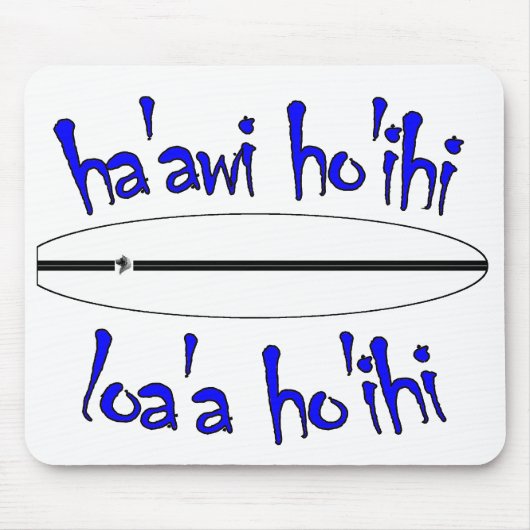 Respect, respect voor Surfer Mousepad Muismat (Voorkant)