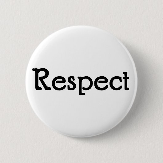 respect ronde button 5,7 cm (Voorkant)