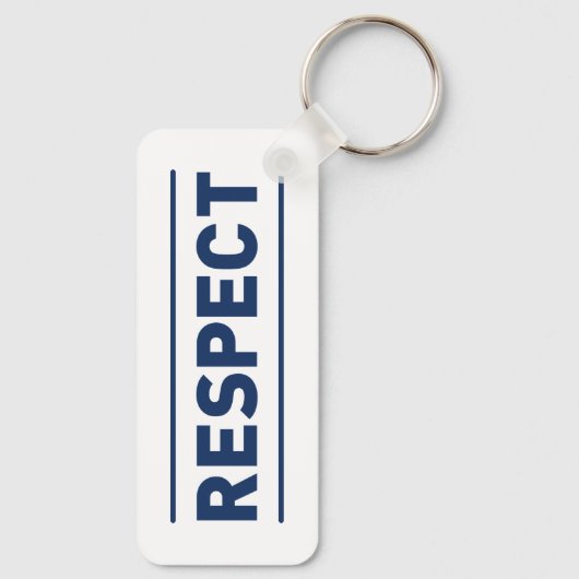 respect sleutelhanger (Achterkant)