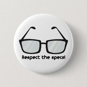 Respect Soort Ronde Button 5,7 Cm