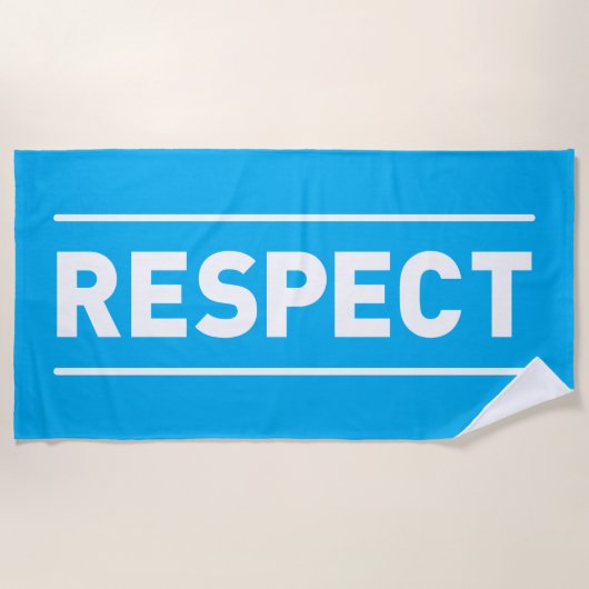 respect strandlaken (Voorkant)