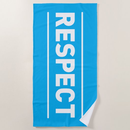 respect strandlaken (Voorkant)