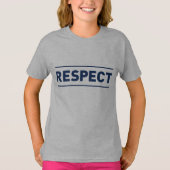 respect t-shirt (Voorkant)