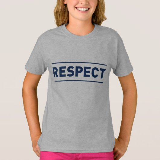 respect t-shirt (Voorkant)