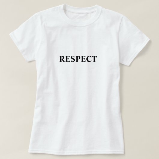 RESPECT T-SHIRT (Design voorkant)