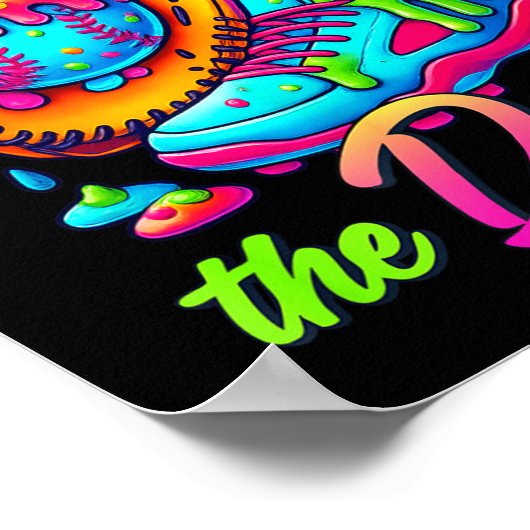 Respect The Drip Cool Ice Cream Drip Style For Boy Poster (Hoek)