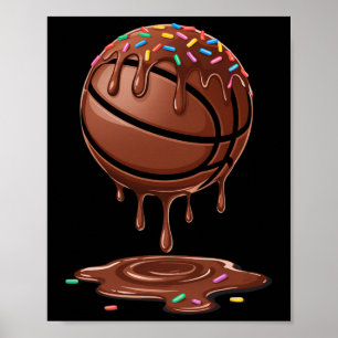 Respect The Drip Sketll Strooisel Chocolade Crème Poster