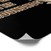 Respect The Groundhog Funny Woodchuck Image Ground Poster (Hoek)